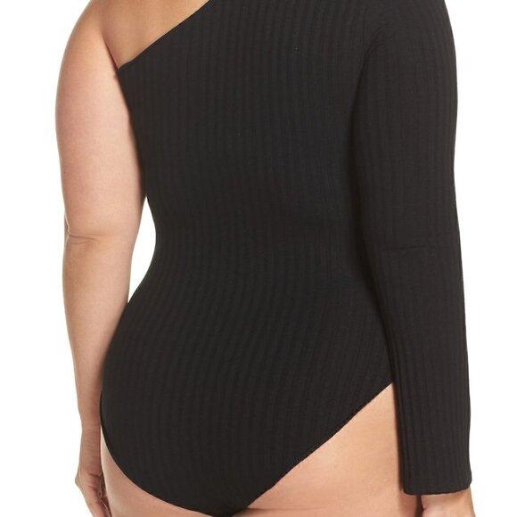 Only Hearts Ribbed One-Shoulder Bodysuit - Picture 4 of 11
